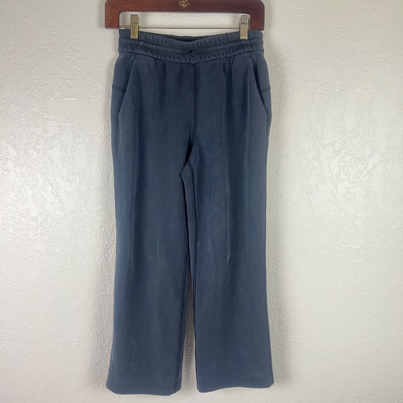 Lululemon Womens Softstreme High Rise Pants Sz 4 Pullstring Black - Picture 3 of 13